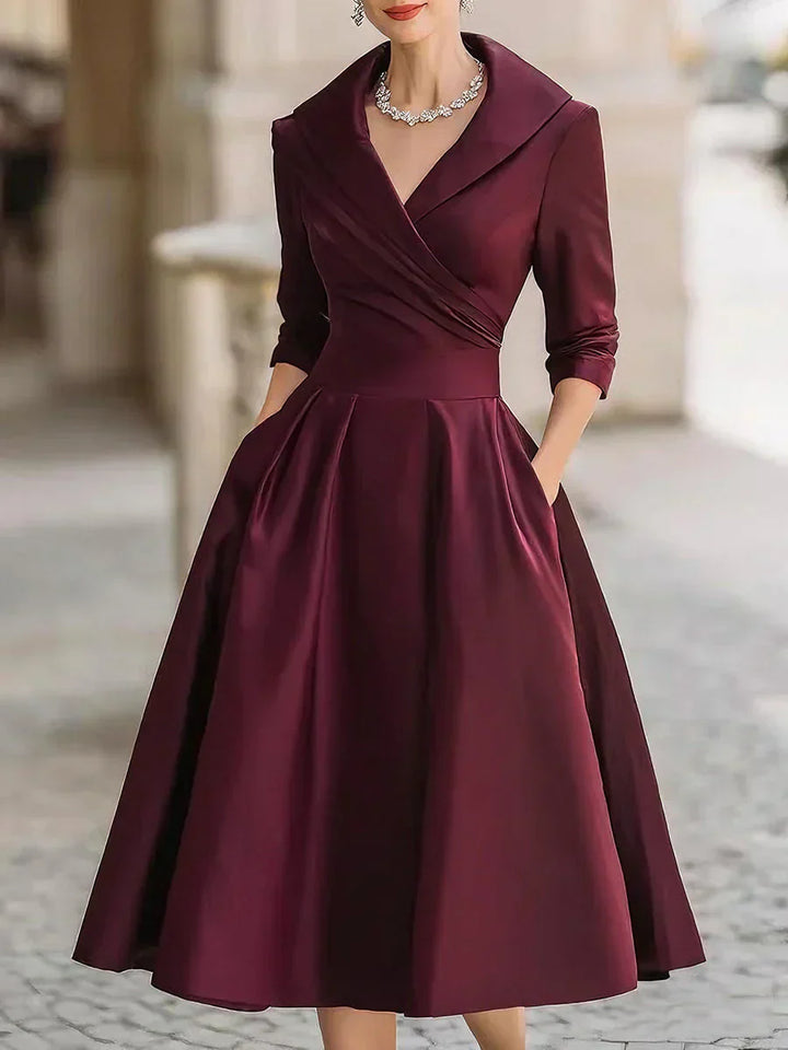 Clara | Elegant Satin Dress