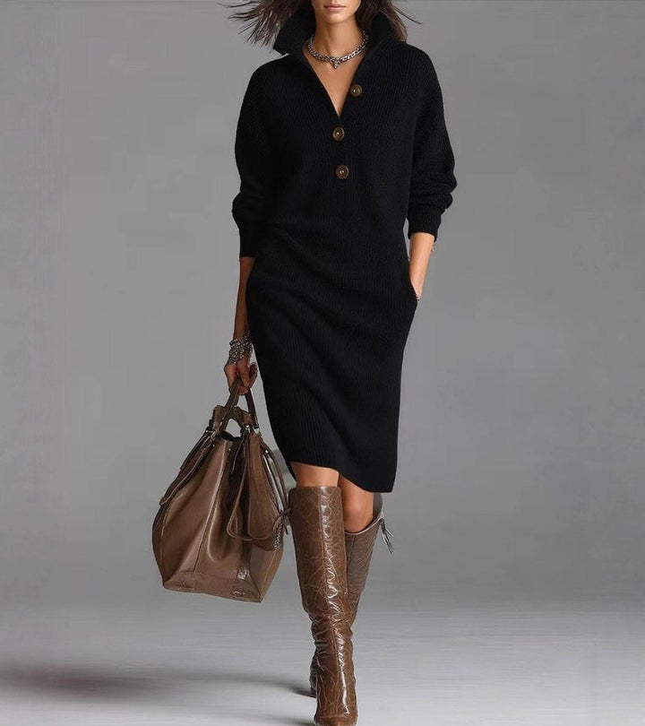 Lottie | Warm Knit Dress, Elegant and Comfortable
