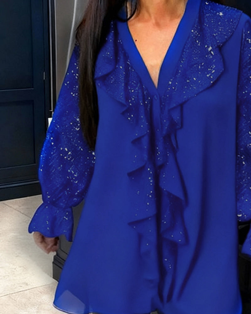 Nellie | Top with Ruffles