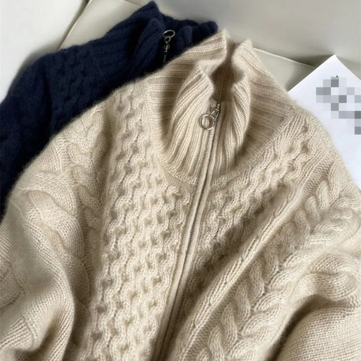 Evarine | Cable-Knit Cardigan